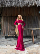 Vestido Helena - Vinho