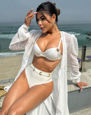 SAIDA MANGA BUFANTE - OFF WHITE