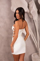 Saia com Recortes - Peróla White