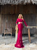 Vestido Helena - Vinho