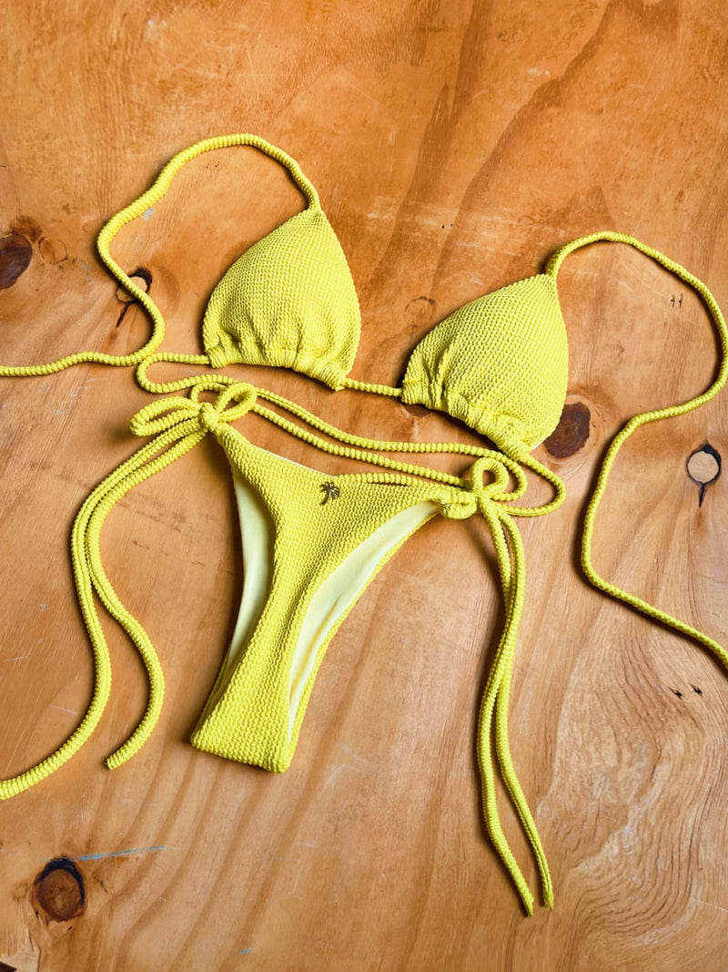 BIQUÍNI CORTININHA MÔNACO - AMARELO