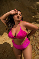 BIQUINI MACRAME - PINK CIRRE