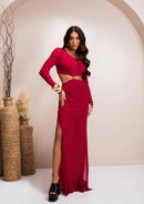 Vestido Helena - Vinho
