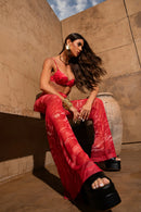 Calça Flare - Safari Tropicaliente