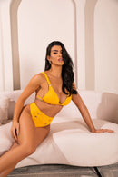 BIQUINI HOT BOTÃO - YELLOW