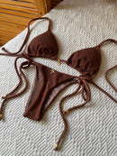 BIQUÍNI CORTININHA MÔNACO - MARROM