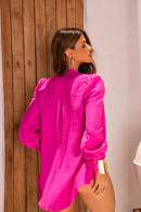 Camisa Manga Bufante - Pink