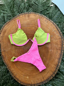 BIQUINI ARO ESTRUTURADO COLLORS - CITRIC E BABALU