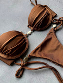 BIQUÍNI MYKONOS - MARROM CLARO