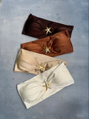 BIQUÍNI TOMARA QUE CAIA ESTRELA - MARROM ESCURO