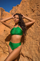 BIQUINI MACRAME LAURA -VERDE CIRRE