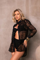 Camisa Evora - Preto Rendado