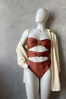 CAMISA KEZIA - BRANCA e BEGE