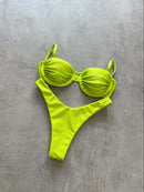 Biquíni Sable Asa delta - Verde Lima