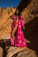 SAIDA LONGA MUNIQUE - RED FLOWERS