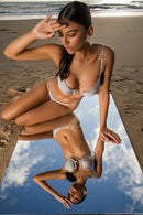 BIQUINI ARO COM ARGOLA STRASS- PRATA