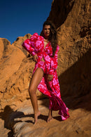 SAIDA LONGA MUNIQUE - RED FLOWERS