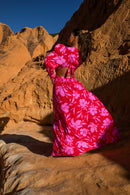 SAIDA LONGA MUNIQUE - RED FLOWERS