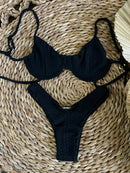 BIQUINI TIRAS LATERAL - PRETO